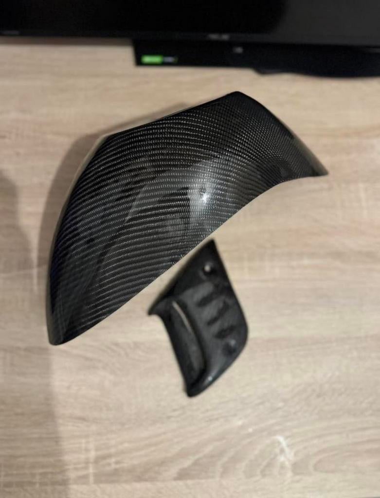 Piaggio sp voorvork kapjes carbon, Vélos & Vélomoteurs, Pièces de cyclomoteur | Scooters, Enlèvement ou Envoi, Piaggio