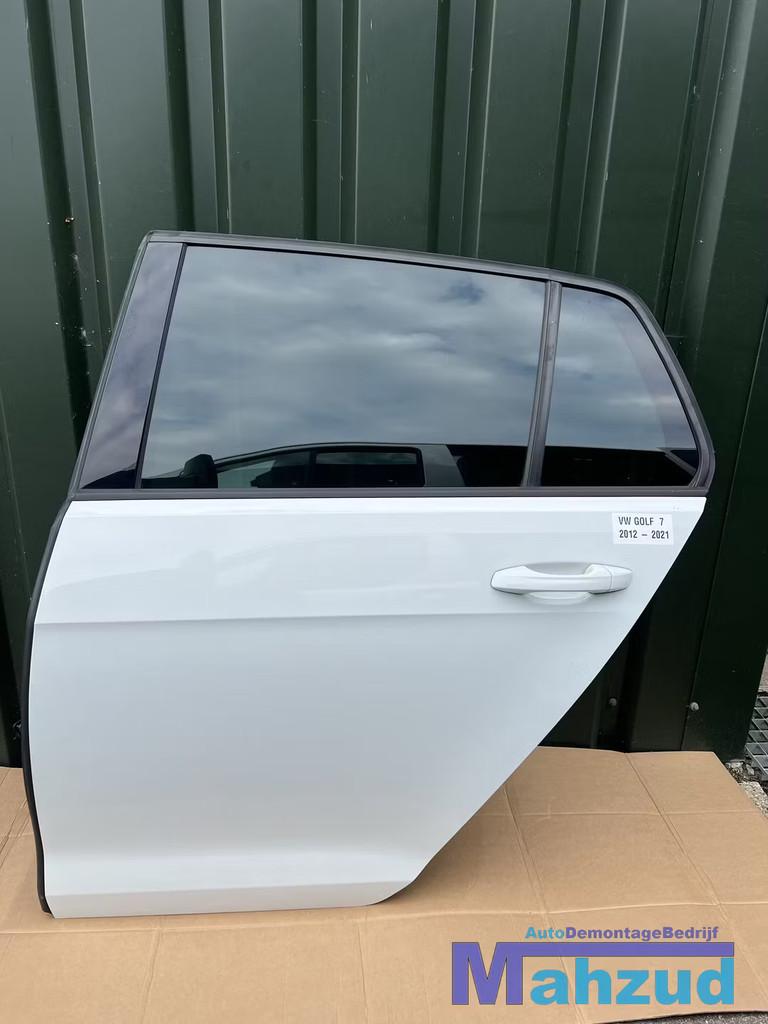 VW GOLF 7 7.5 HATCHBACK Wit links achter deur portier 2012-2, Auto-onderdelen, Carrosserie, Deur, Volkswagen, Achter, Links, Gebruikt