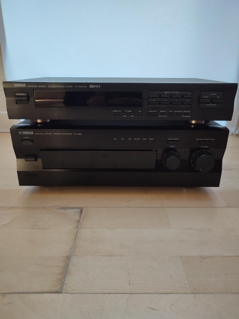 Yamaha versterker & tuner + remote, Ophalen, Zo goed als nieuw, 120 watt of meer, Yamaha
