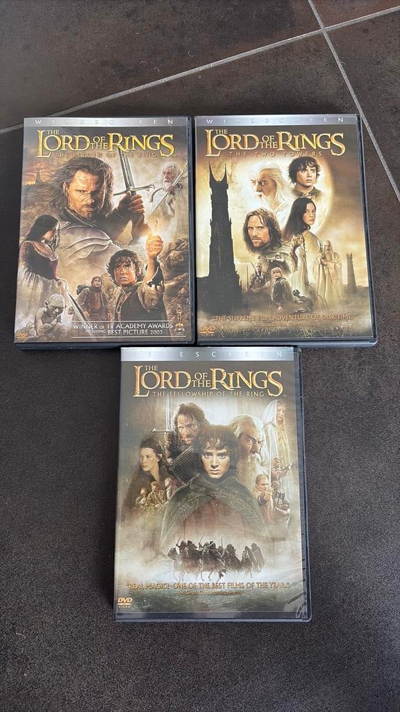The Lord of the Rings trilogy, Ophalen, Gebruikt