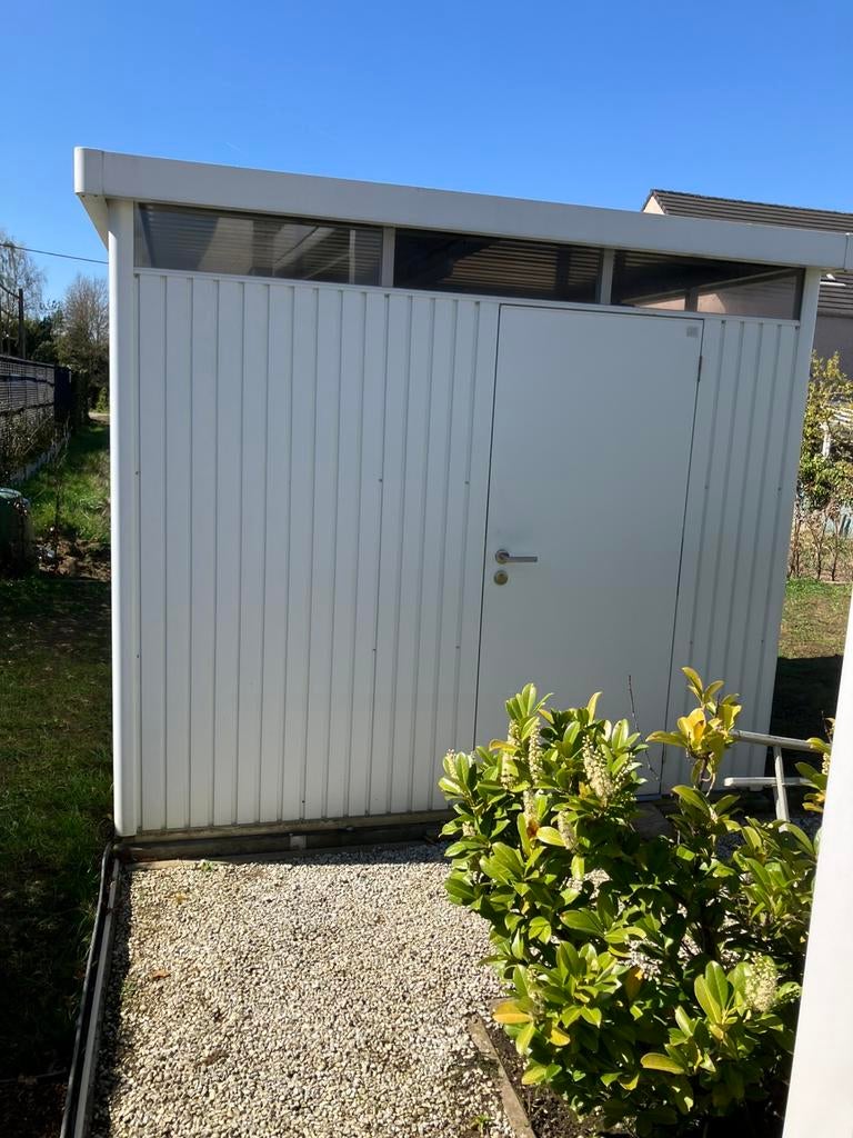 Biohort metalen tuinhuis – model HighLine H4, Ophalen, Zo goed als nieuw, Tuinhuis