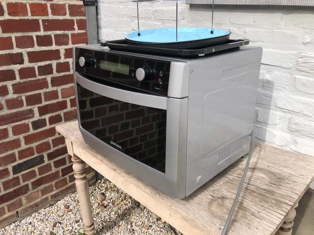 Combi oven samsung, Elektronische apparatuur, Microgolfovens, Ophalen, Gebruikt, Vrijstaand, Combi-microgolfoven