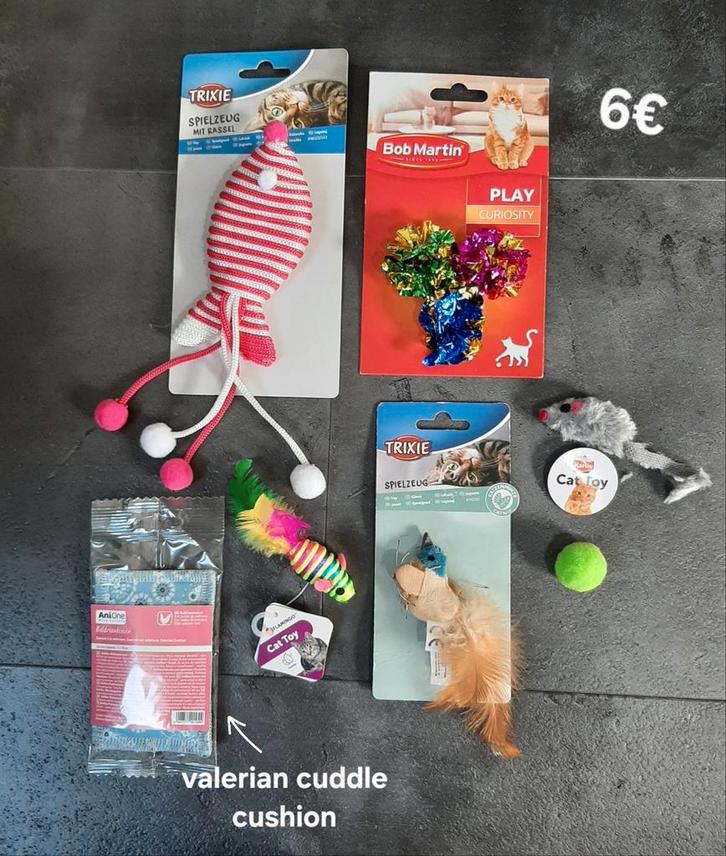 Kattenspeelgoed set, Dieren en Toebehoren, Kattenspeelgoed, Nieuw, Ophalen of Verzenden