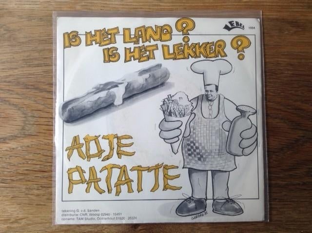 single adje patatje / harry de brabander, Enlèvement ou Envoi, 7 pouces, En néerlandais, Single
