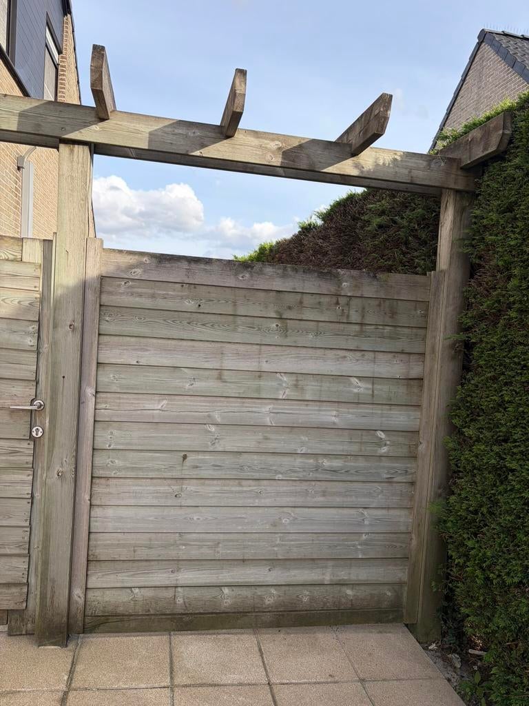 Deur en tuinafsluitingspaneel, Enlèvement, Utilisé, 1 à 2 mètres, Moins de 3 mètres