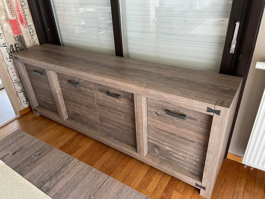 dressoir zo goe als nieuw, Huis en Inrichting, Ophalen, Eikenhout, Zo goed als nieuw, 200 cm of meer