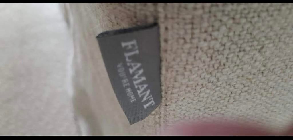 Canapé Flamant en lin naturel, Enlèvement, Comme neuf