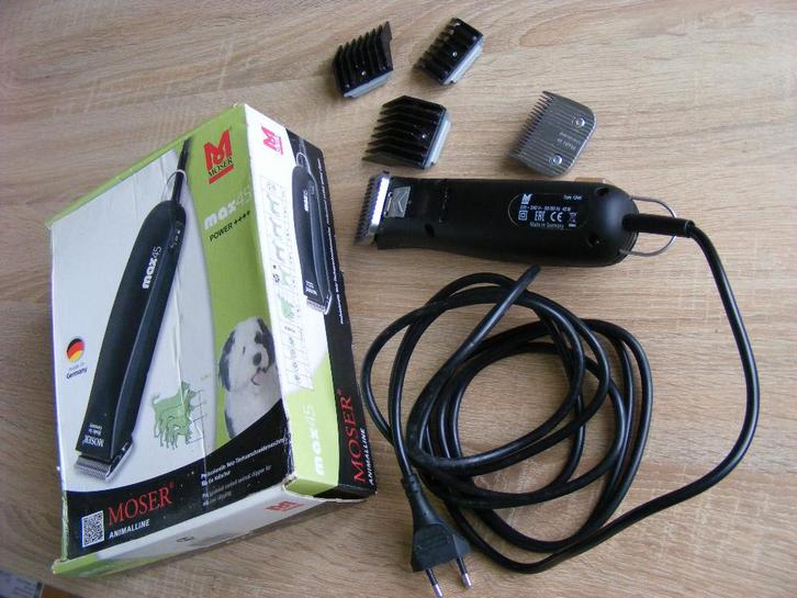 Scheermachine Moser max45 type 1245 met extra mesje 9mm., Dieren en Toebehoren, Honden-accessoires, Gebruikt, Ophalen