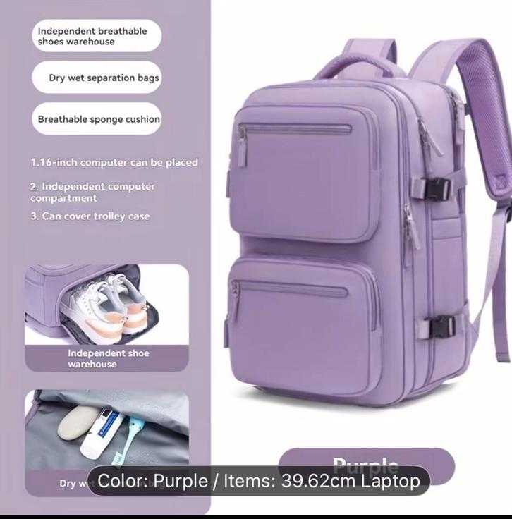 Sac a dos de voyage NEUF Format Bagage Cabine, Handtassen en Accessoires, Tassen | Rugtassen, Ophalen