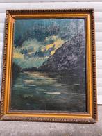 Huile sur toile signe m a delacroix 1930, Enlèvement ou Envoi