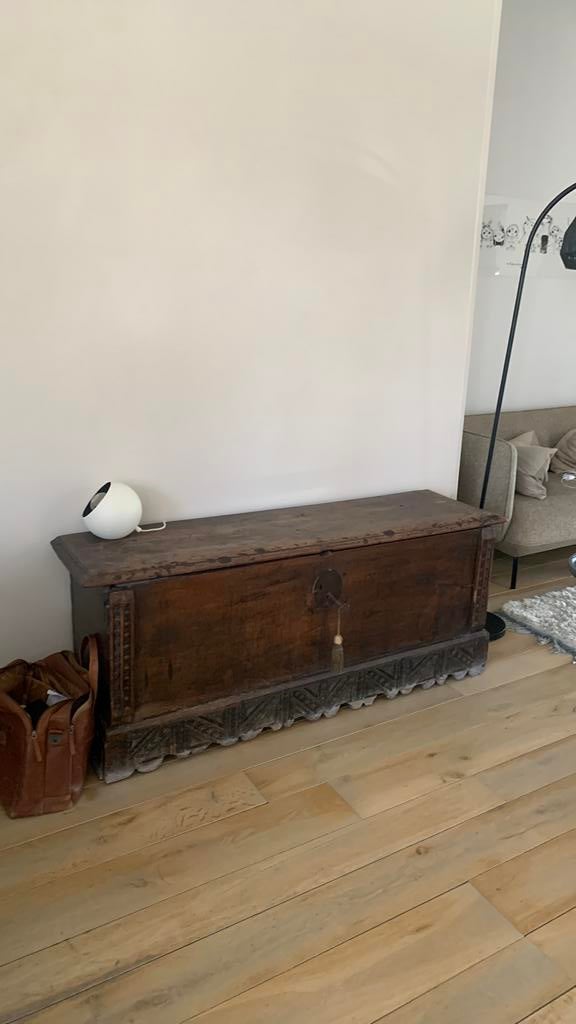 Coffre ancien, Enlèvement, Utilisé, Autres essences de bois