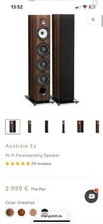 Partij Triangle boxen, TV, Hi-fi & Vidéo, Enceintes, Neuf, 60 à 120 watts, Enlèvement, Haut-parleur central