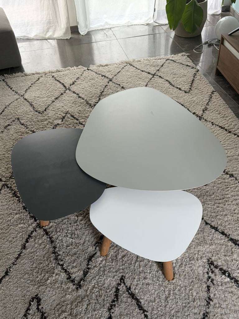 Salontafel Ethnicraft - Universo Positivo turtle table, Ophalen, Gebruikt, Eikenhout, Minder dan 50 cm