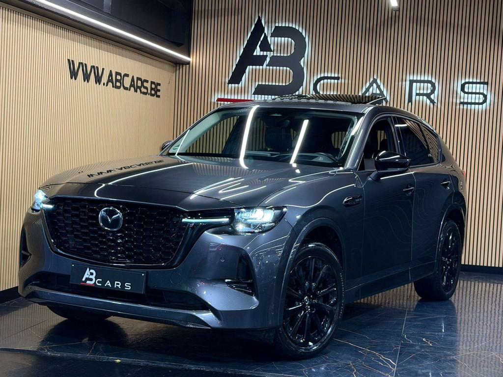 Mazda CX-60 2.5 e-Skyactiv PHEV AWD Takumi (240 kW) * GARANT, Auto's, Mazda, Automaat, Parkeersensor, Gebruikt, Zwart