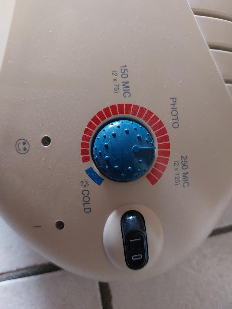 Plastifieuse REXEL (4 modes : 150 / 250 mc, photo, froid), Enlèvement