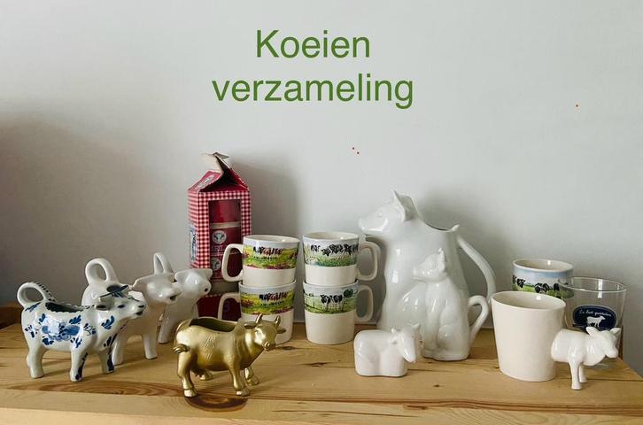 porseleinen koeien, Verzamelen, Poppetjes en Figuurtjes, Zo goed als nieuw, Ophalen