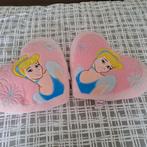 2 coussins en forme de cœur, Princess, Enlèvement ou Envoi, Comme neuf, Rose, En forme de cœur