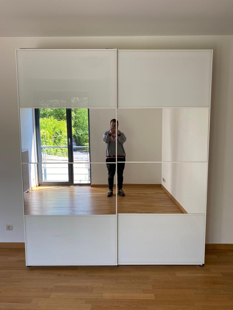 Grande Armoire IKEA PAX Blanche, Neuf, 25 à 50 cm, 150 à 200 cm, Enlèvement