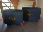 2 Carlton reiskoffers, Ophalen, Gebruikt, Wieltjes