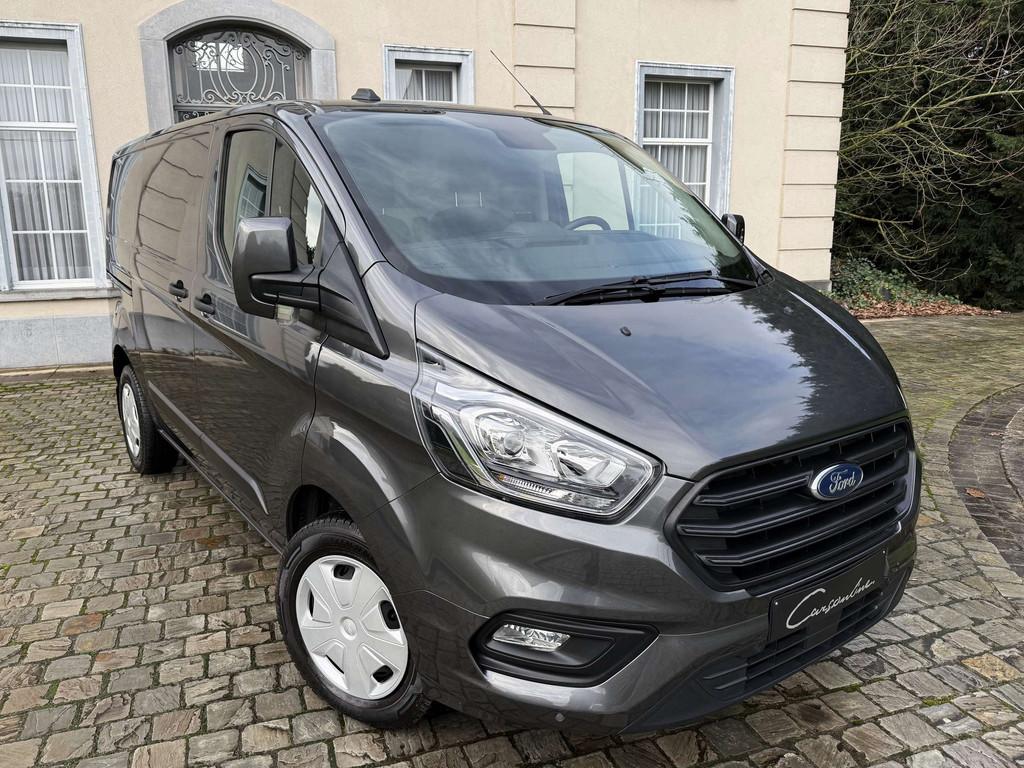 Ford Transit Custom 300S 2.0 TD Aut. Trend 3 Zpl, Trekhaak,, Auto's, Bestelwagens en Lichte vracht, Te koop, Airbags, Airconditioning