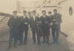 Foto "Schip te Antwerpen" (100 jaar oud), Verzamelen, Scheepvaart, Ophalen of Verzenden, Gebruikt, Kaart, Foto of Prent