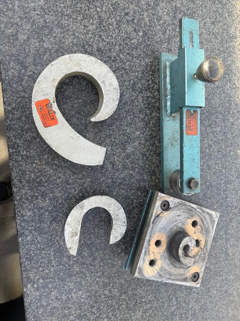 Apperaat voor smeet werk krullen, Ophalen, Gebruikt