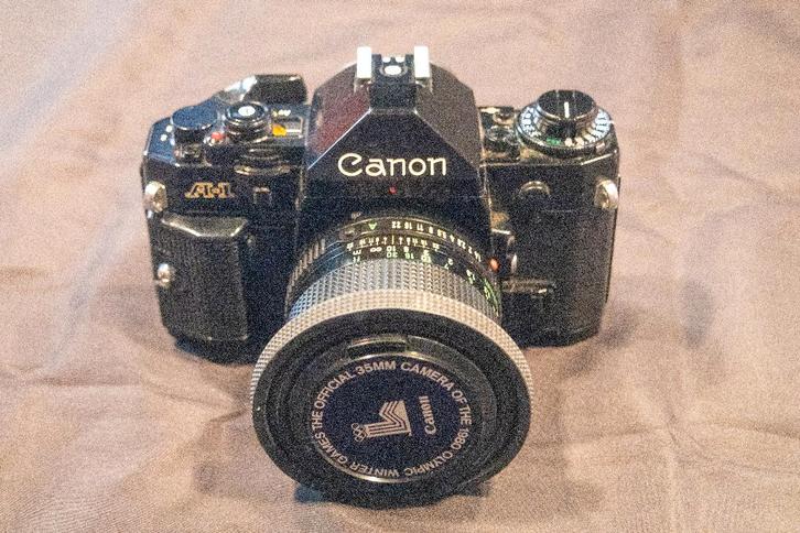 Appareil photo argentique, Audio, Tv en Foto, Fotocamera's Analoog, Gebruikt, Spiegelreflex, Canon, Ophalen