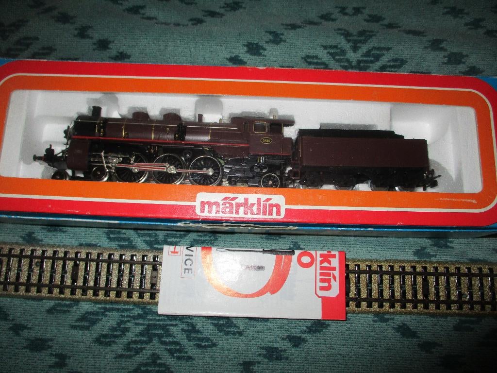 Marklin SNCB 3111 avec fumigène., Enlèvement ou Envoi, Utilisé, Locomotive, Märklin