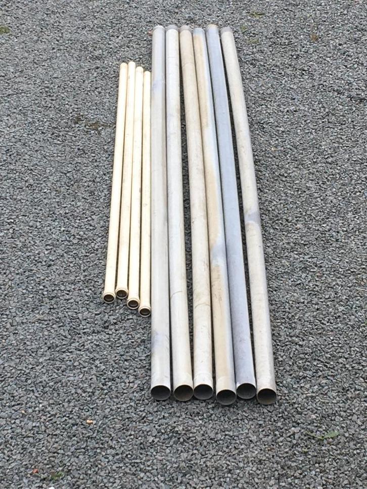 Tuyau de drainage en PVC de 70 mm de diamètre, Bricolage & Construction, Tuyaux & Évacuations, Utilisé, Buse droite, PVC, 2 à 4 mètres