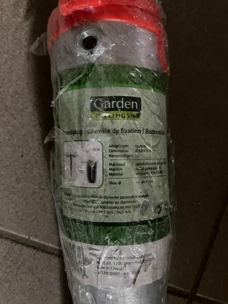 ancrage au sol pour séchoir rotatif ou parasol, Enlèvement, Neuf, Séchoir