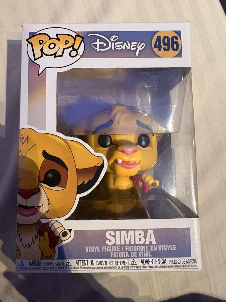 Pop Roi Lion Disney, Collections, Jouets miniatures, Comme neuf, Enlèvement