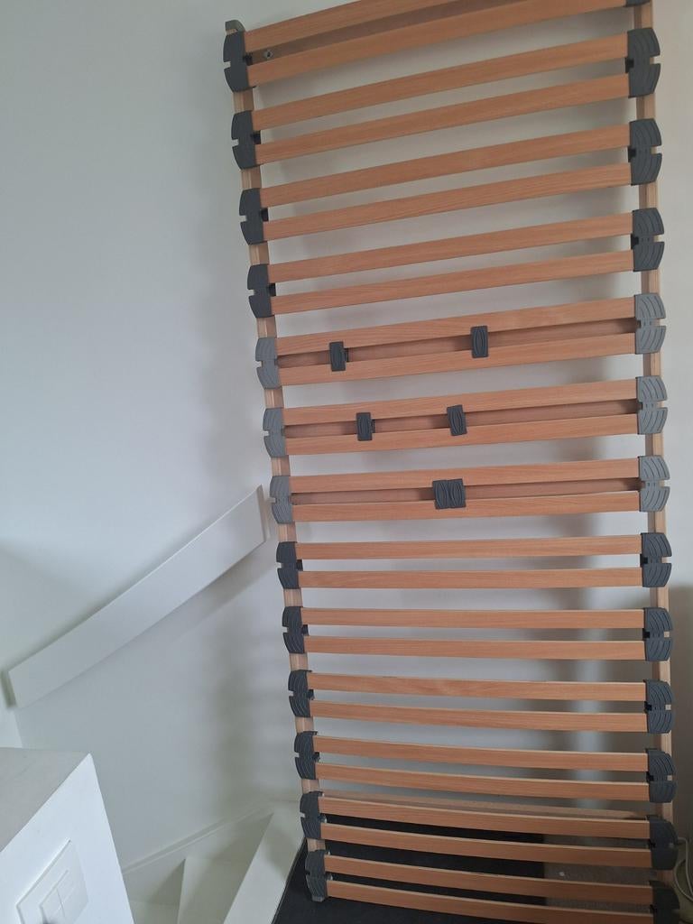 Sommier à lattes 80  200 cm 2 pièces, Une personne, Utilisé, Sommier, 200 cm