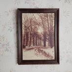 Reproduction  « Sous-bois en hiver », Antiquités & Art, Art | Peinture | Classique, Enlèvement ou Envoi