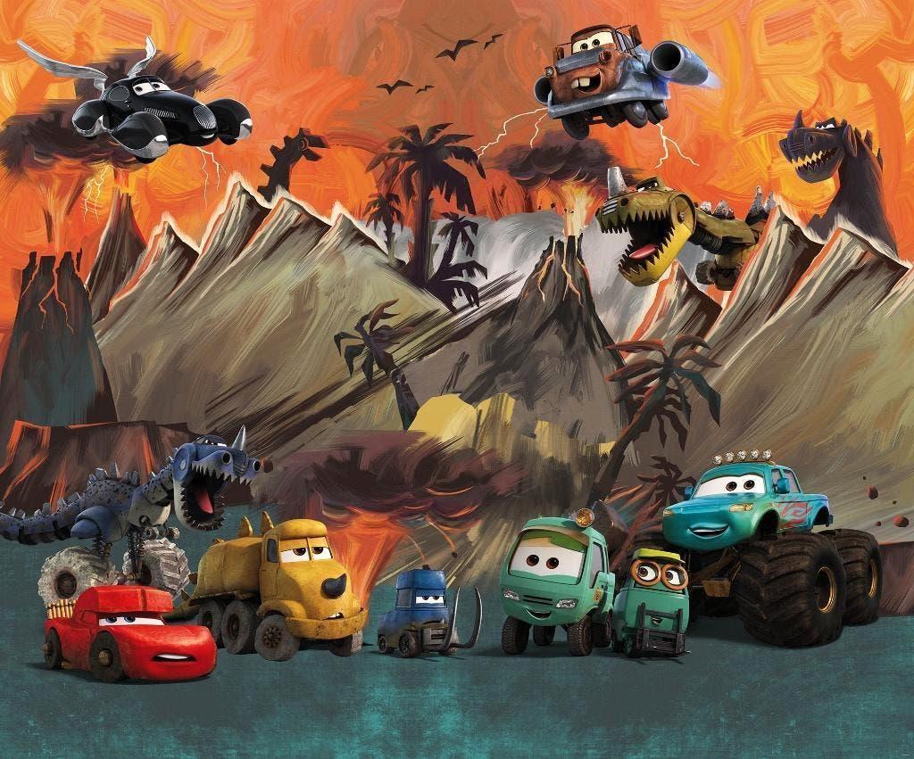 Disney Cars Vlies Behang Carosaurus - 300x250 - Gratis Verze, Enlèvement ou Envoi, Neuf, Décoration murale