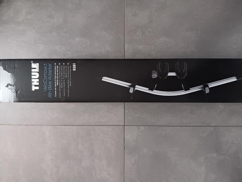 Thule 9261 4th bike adapter Nieuw in doos voor velocompact, Enlèvement, 3 vélos ou plus, Neuf, Accessoire porte-vélos