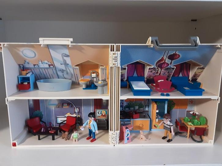 Maison de poupée PlayMobil à emporter - complète, Enfants & Bébés, Jouets | Playmobil, Comme neuf, Ensemble complet, Enlèvement ou Envoi