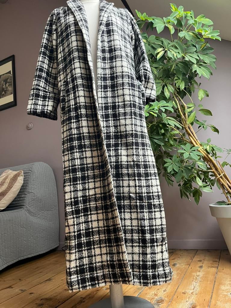 Bellerose  lange jas van wol, Kleding | Dames, Jassen | Winter, Nieuw, Maat 34 (XS) of kleiner, Zwart, Ophalen of Verzenden