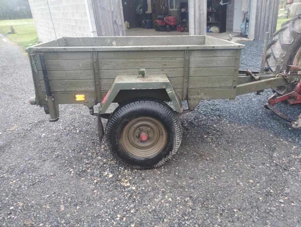 Remorque ex armée belge Levacq, Autos : Divers, Remorques, Enlèvement