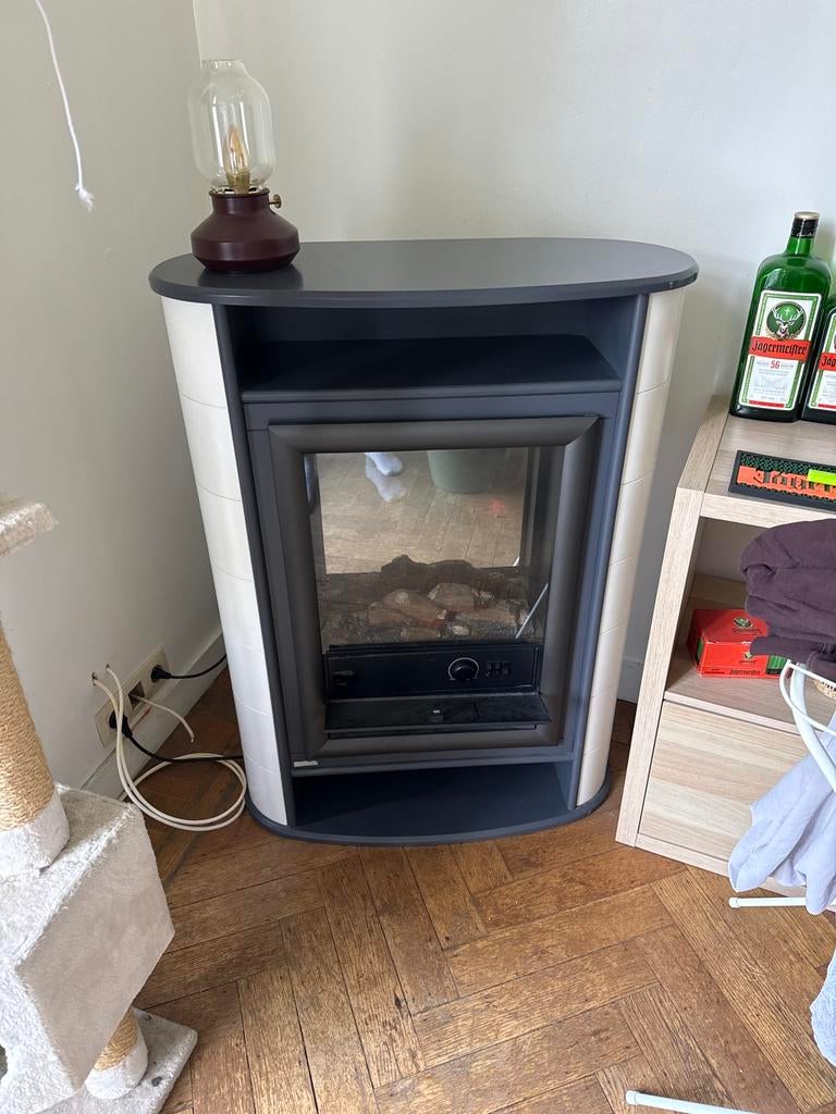 Chauffage d’appoint électrique effet poêle / cheminée, Maison & Meubles, Cheminées, Comme neuf, Enlèvement