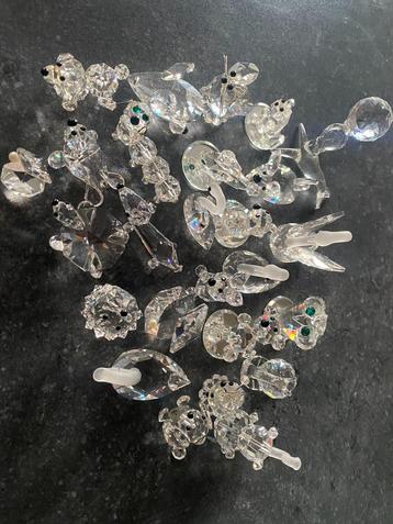 27 glazen miniatuurtjes Swarovski, Enlèvement, Comme neuf, Figurine