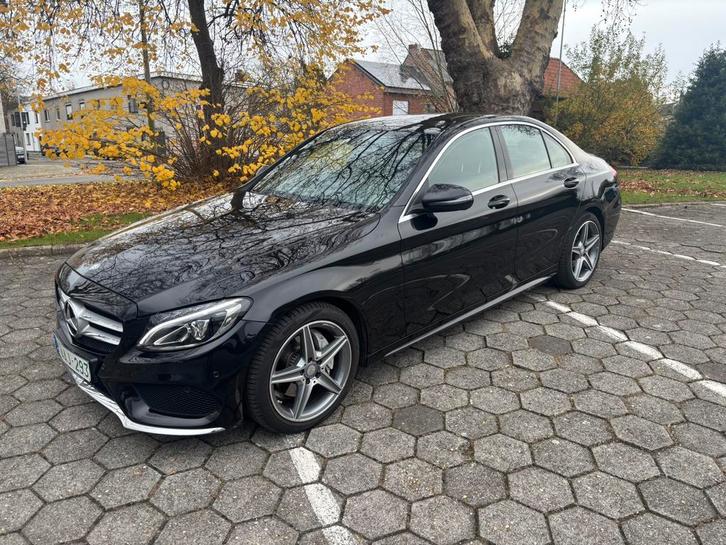 Prachtige Mercedes C180 AMG LINE in top staat met garantie., Auto's, Mercedes-Benz, Bedrijf, Te koop, C-Klasse, ABS, Airbags, Airconditioning