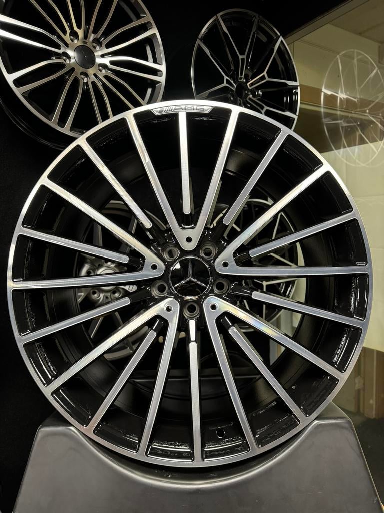 21 inch velgen voor Mercedes AMG look 5x112 S klasse W222 W2, Auto-onderdelen, Banden en Velgen, Velg(en), 21 inch, Personenwagen