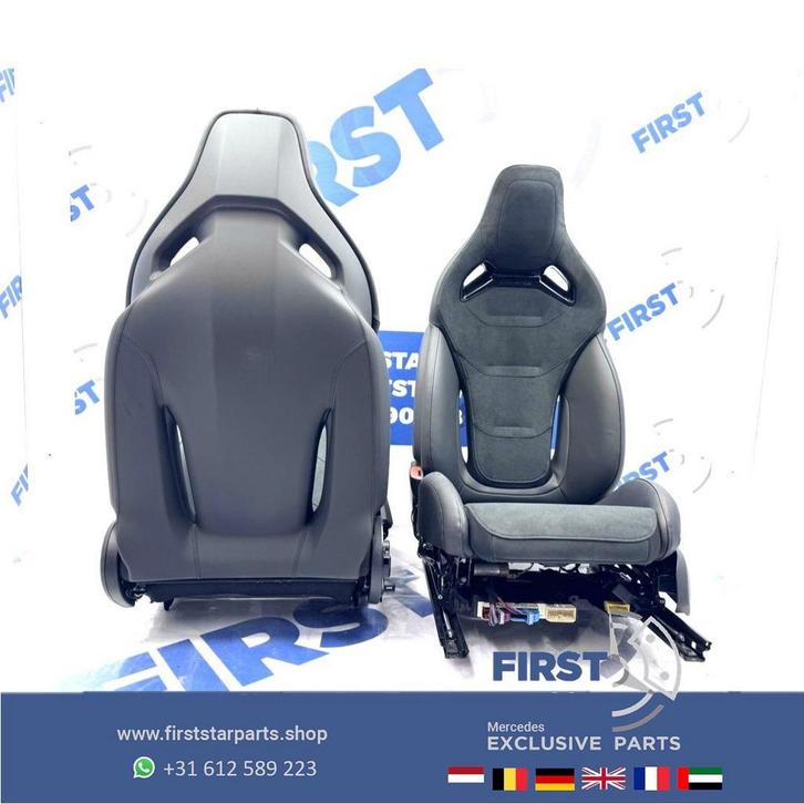 W206 S206 C63s AMG Recaro KUIP STOELEN SET C63 E PERFORMANCE, Auto-onderdelen, Interieur en Bekleding, Mercedes-Benz, Gebruikt