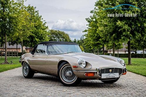 Jaguar E-Type V12 Serie 3 Cabrio Aut. / OLDTIMER / LEDER, Auto's, Jaguar, Bedrijf, Te koop, E-Type, Lederen bekleding, Open dak