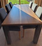 TE KOOP: 6 stoelen grijze stof, Enlèvement, Comme neuf