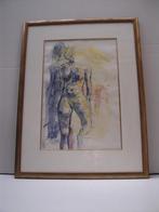 pen aquarel staand naakt, Ophalen, Nieuw