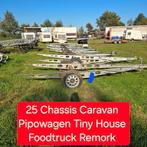 Chassis caravan foodtruck pipowagen tiny house aanhangwagen, Watersport en Boten, Boottrailers, Ophalen of Verzenden, Zo goed als nieuw