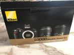 Nikon D3000 met 2 lenzen, Audio, Tv en Foto, Fotocamera's Digitaal, Ophalen, Zo goed als nieuw, Spiegelreflex, Nikon
