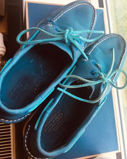 Docksides Sebago Portland Suede Blauw/Marineblauw Maat: 42., Kleding | Heren, Schoenen, Gedragen, Veterschoenen, Blauw, Ophalen of Verzenden