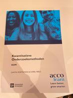 Boek Kwantitatieve onderzoeksmethoden, Boeken, Ophalen of Verzenden, Nieuw, Hoger Onderwijs, Dimitri Mortelmans & Karel Neels